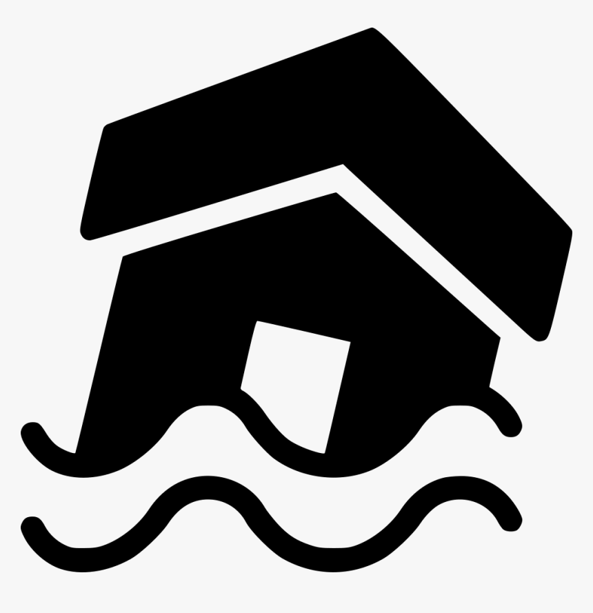 Flooding House Nature Comments - Flooded House Icon Png, Transparent Png, Free Download