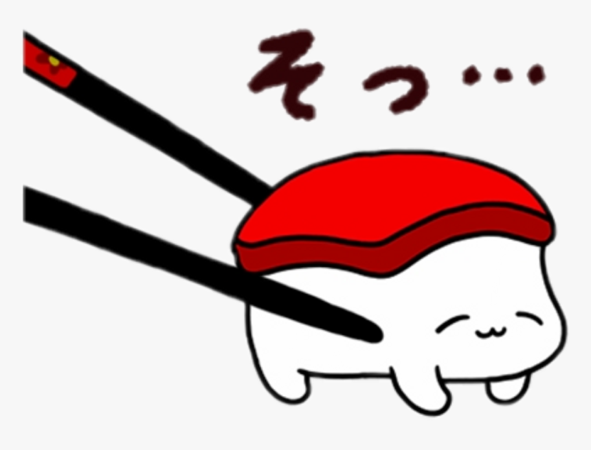 #chopstick #sushi #kawaii #cute - ぼく の おねがい きい て, HD Png Download, Free Download
