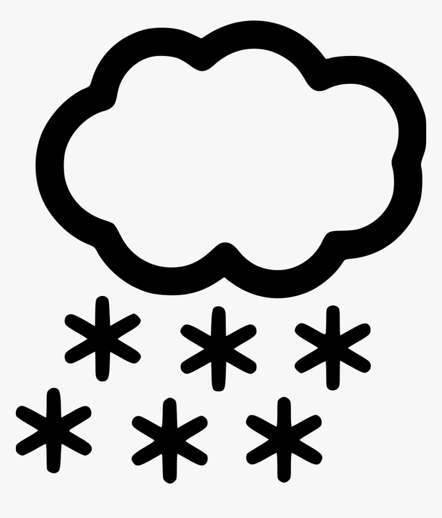 Snowing App Svg Png Icon Free Download - Rain And Snow Symbol, Transparent Png, Free Download