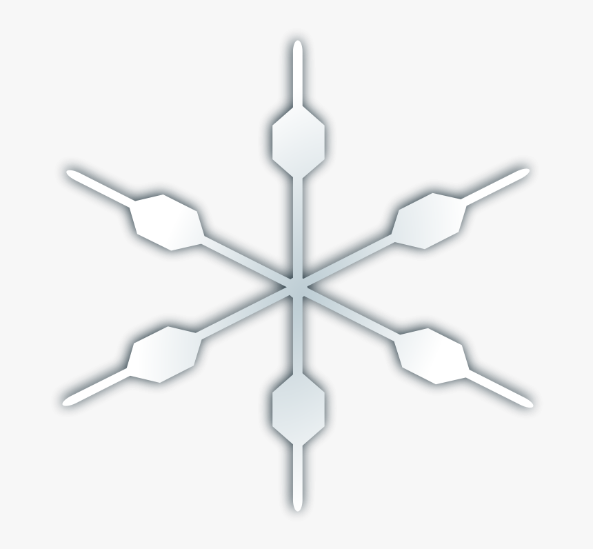 Free Vector Snow Flake Icon - Snow Icon White Transparent, HD Png Download, Free Download