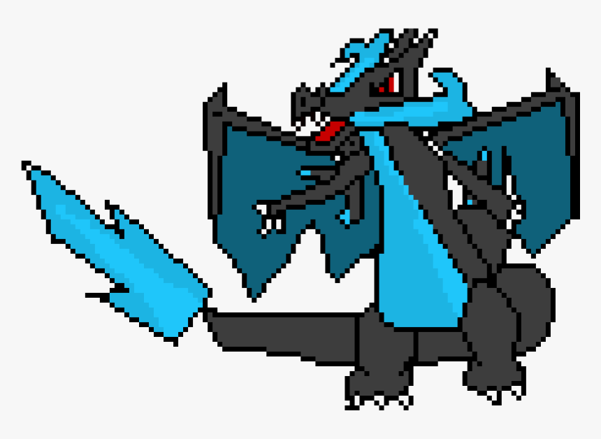 Mega Charizard X Pixel, HD Png Download, Free Download