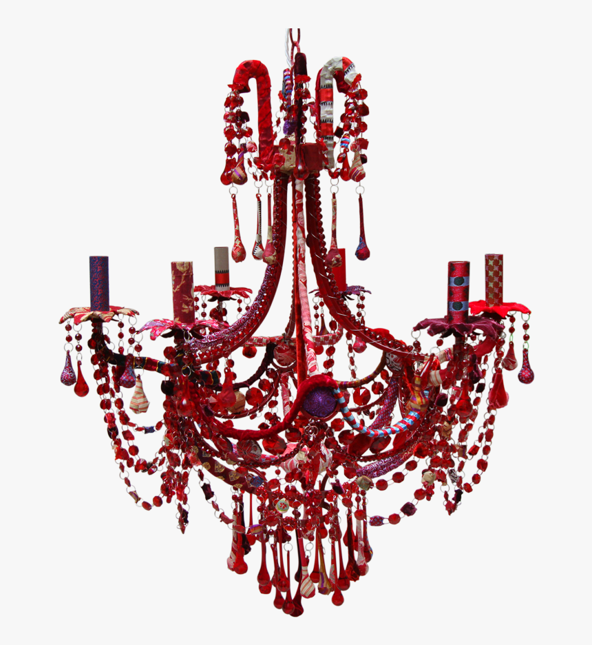Red Chandelier Png, Transparent Png, Free Download