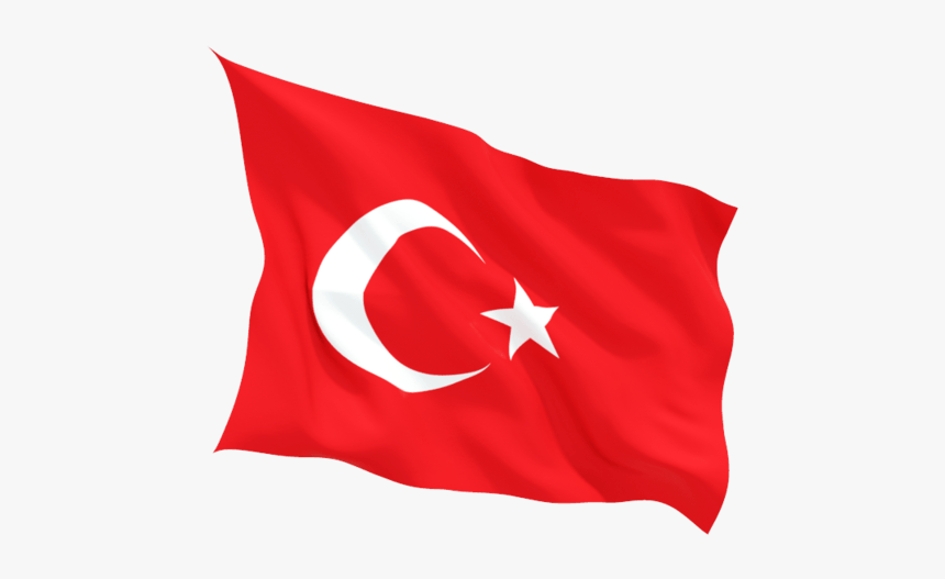 Turkey Flag Wave - Turkey Waving Flag Png, Transparent Png, Free Download