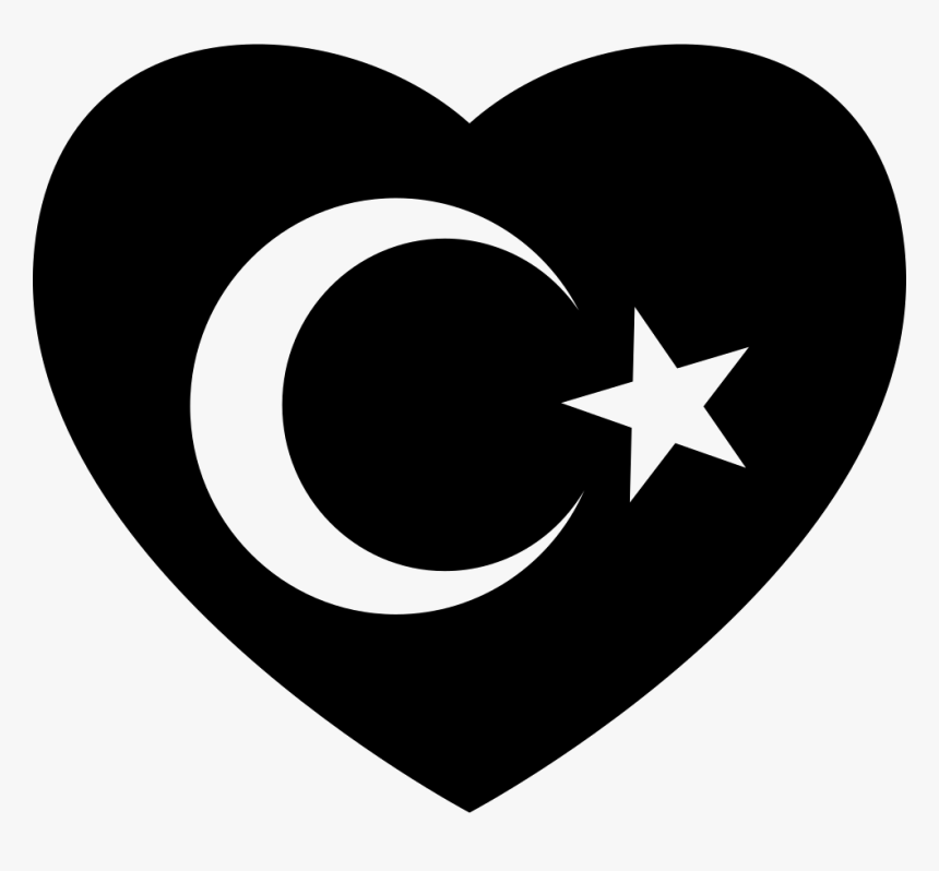 Transparent Turkish Flag Png - Heart Play Button Png, Png Download, Free Download