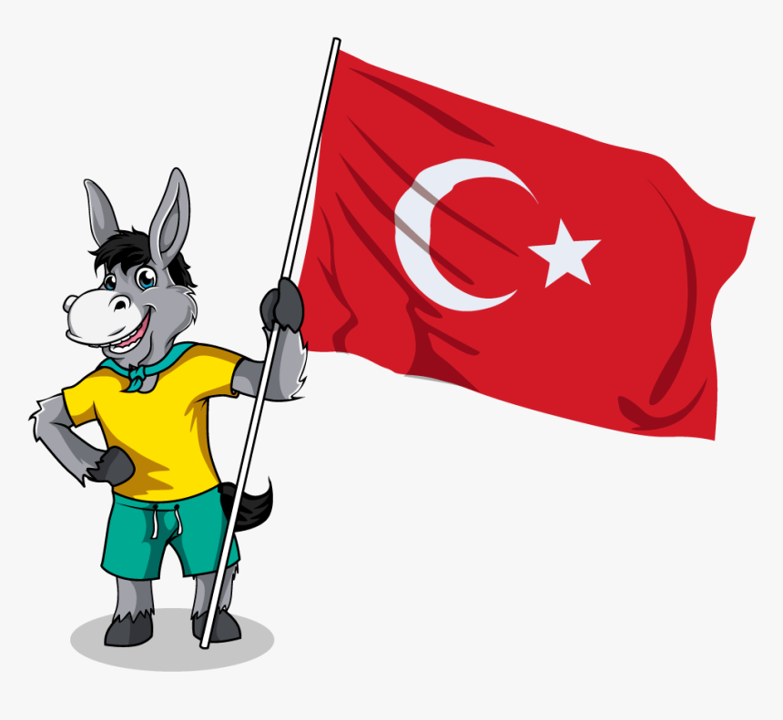 Balkan Flags Turkey - Cartoon, HD Png Download, Free Download