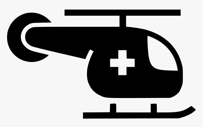 Helicopter Ambulance Transportation Medical - Medical Symbol With Helicopter, HD Png Download, Free Download