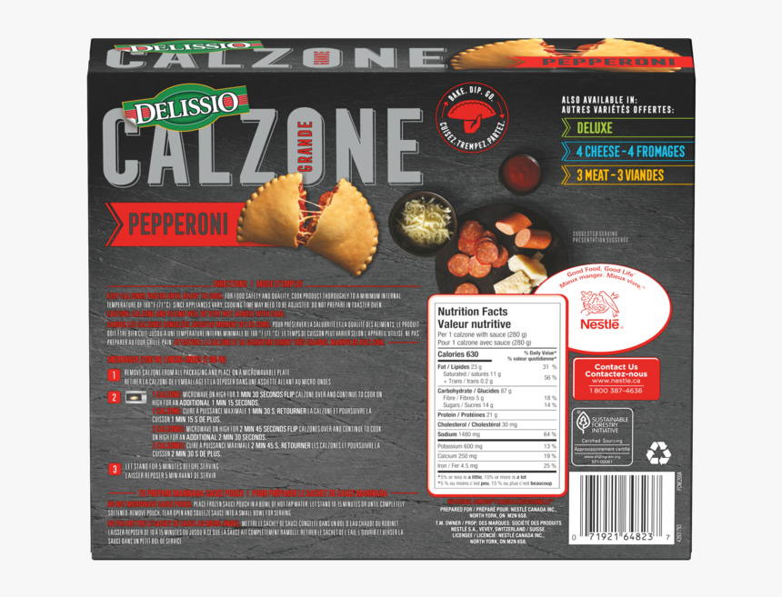 Alt Text Placeholder - Delissio Calzone Instructions, HD Png Download, Free Download