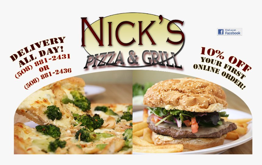 Nikks Pizza Grill Northampton, HD Png Download, Free Download