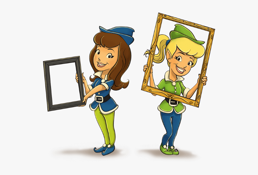 Groovy Framing Elves - Cartoon, HD Png Download, Free Download