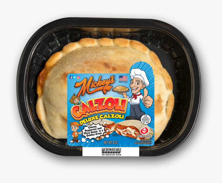 17294 Mickey’s 8oz Individual Calzone Rendering - Pasty, HD Png Download, Free Download