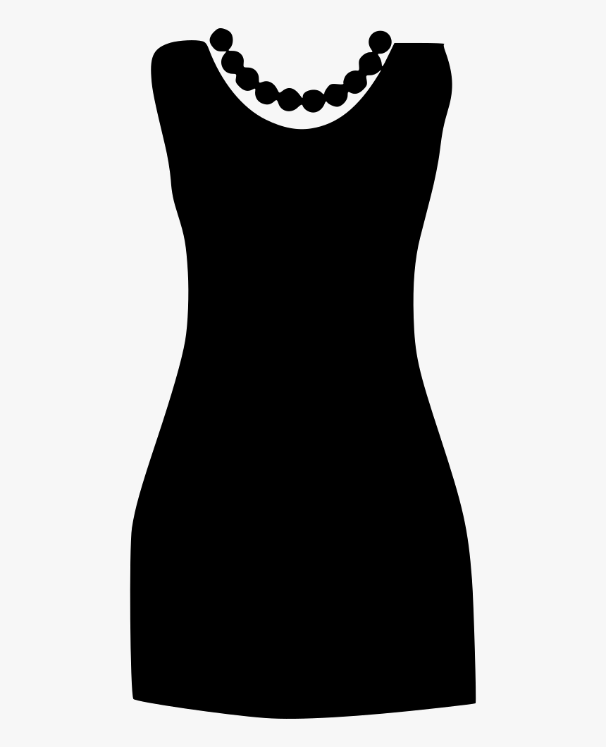 Party Wear Gown Dress Style - Little Black Dress, HD Png Download, Free Download