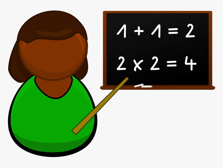 Clipart Teacher Icon - Maths Teacher Clipart, HD Png Download, Free Download