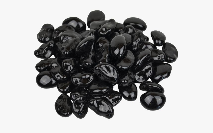 Fire Glass Pebbles, Black Licorice, 10lb - Pebble, HD Png Download, Free Download