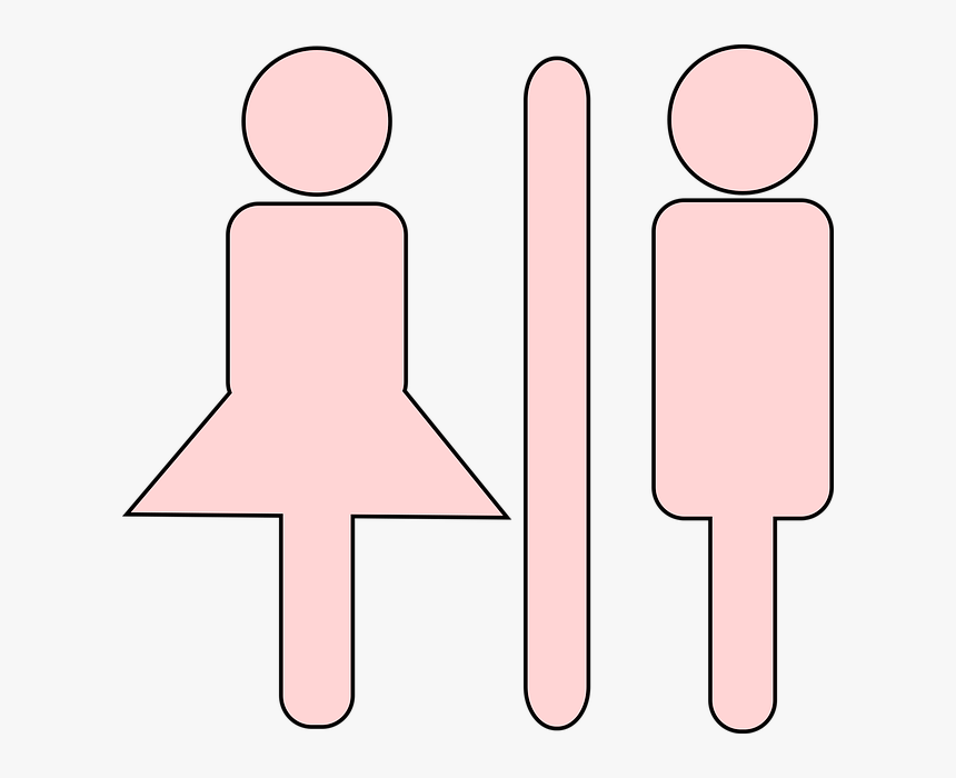 Toilet Sign, Boy, Girl, Toilet, Sign, Symbol, Icon - Toilet Untuk Anak Lakilaki Dan Perempuan, HD Png Download, Free Download