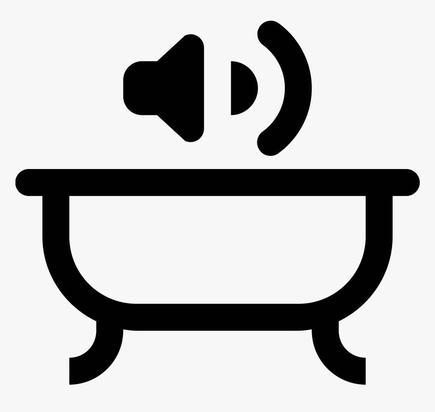 Bathroom Sound Icon, HD Png Download, Free Download