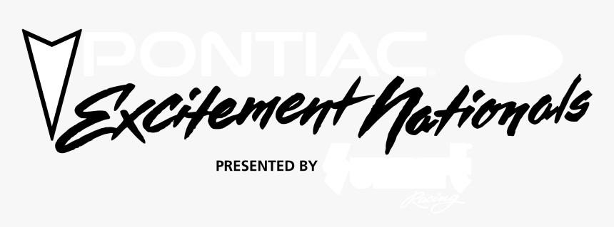 Pontiac Excitement Nationals Logo Black And White, HD Png Download, Free Download