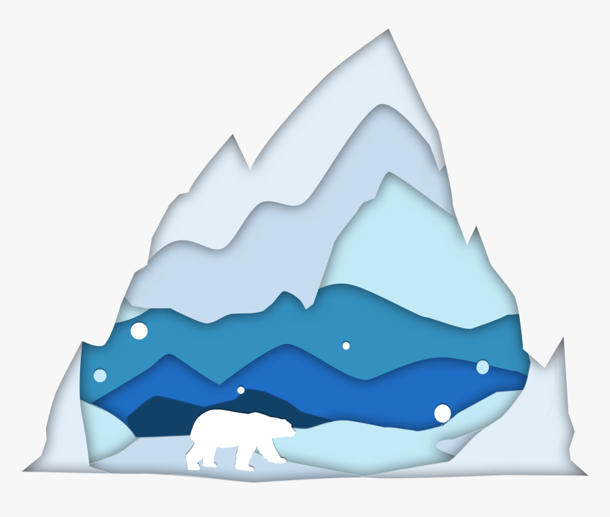 Clip Art Glacier Vector, HD Png Download, Free Download