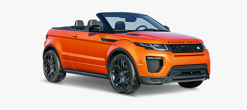 Land Rover Range Rover Evoque Cabrio Orange - Range Rover Car Price, HD Png Download, Free Download