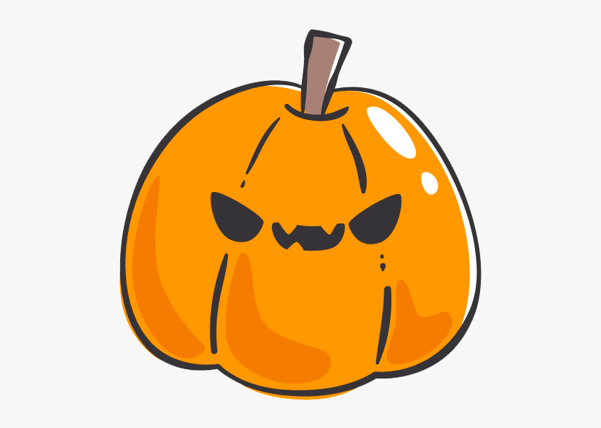 #halloween #calabaza #happyhalloween #cute #kawaii - Kawaii Jack O Lantern, HD Png Download, Free Download