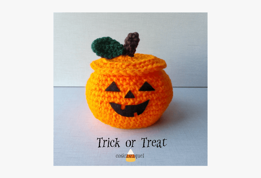 Calabaza Crochet Para Chuches Halloween - Calabaza De Halloween Tejida, HD Png Download, Free Download