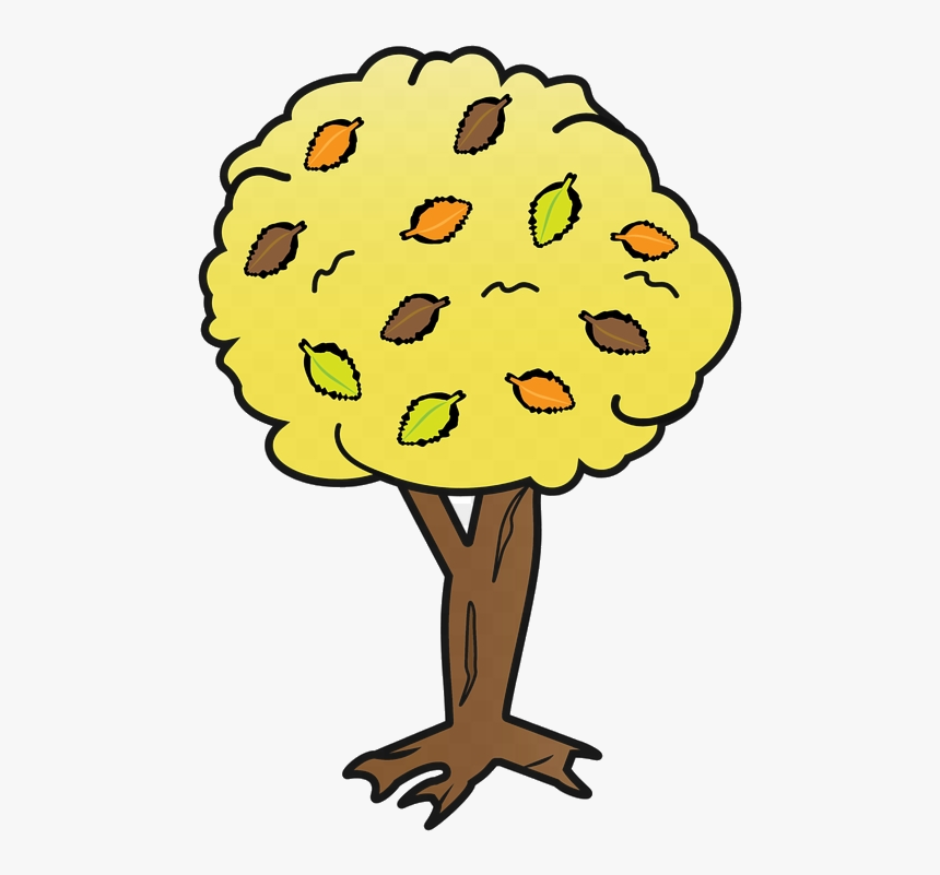 Fall Tree Trees Clipart Buy Clip Art Yellow Free Transparent - Clip Art, HD Png Download, Free Download