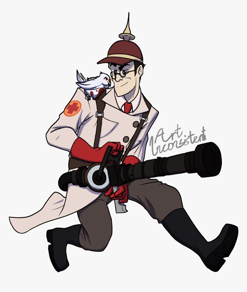 Tf2 Medic - Cartoon, HD Png Download, Free Download