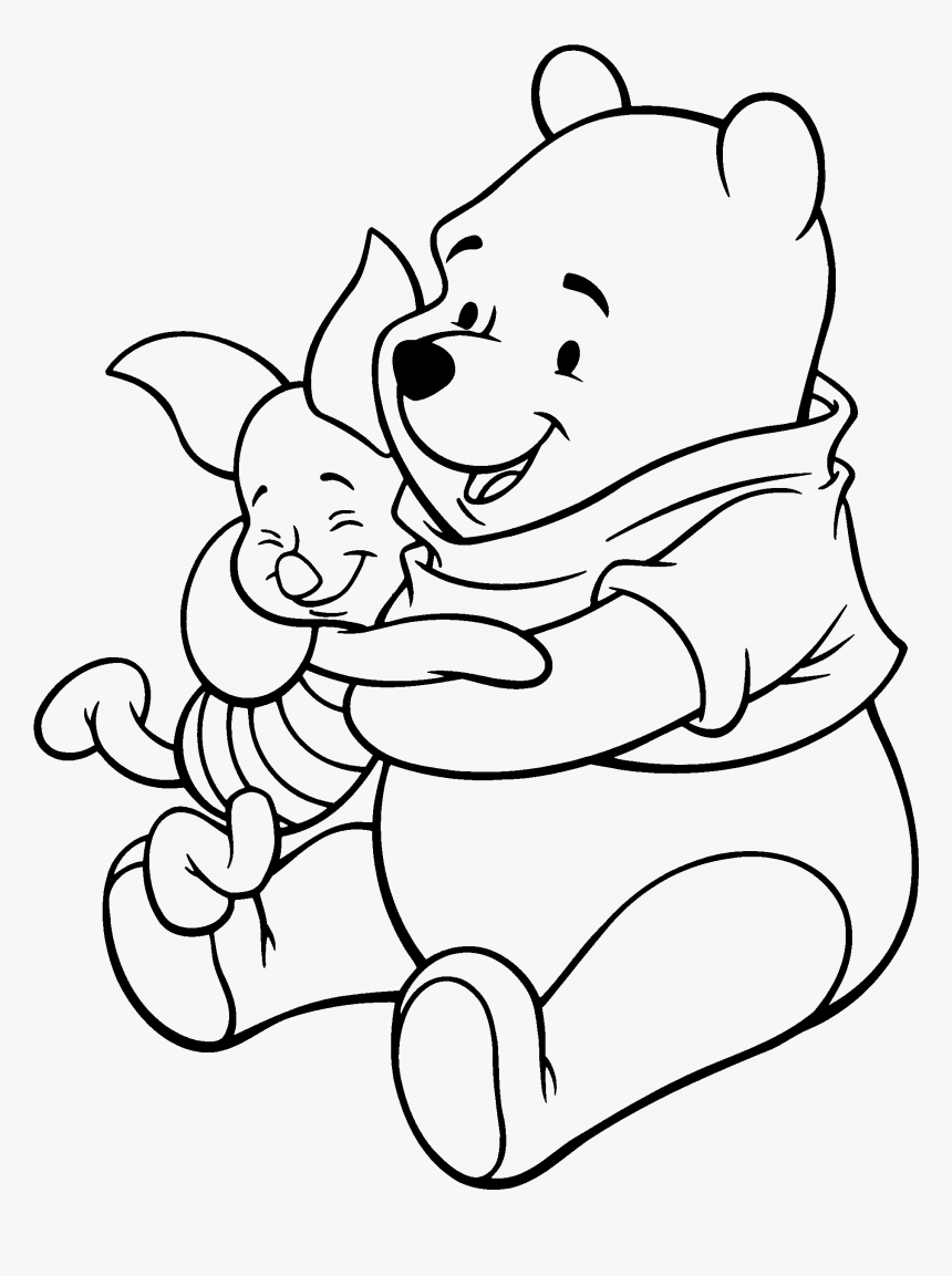 Adult Piglet Winnie The Pooh And Piglet Flying Heart - Winnie The Pooh And Piglet Drawings, HD Png Download, Free Download