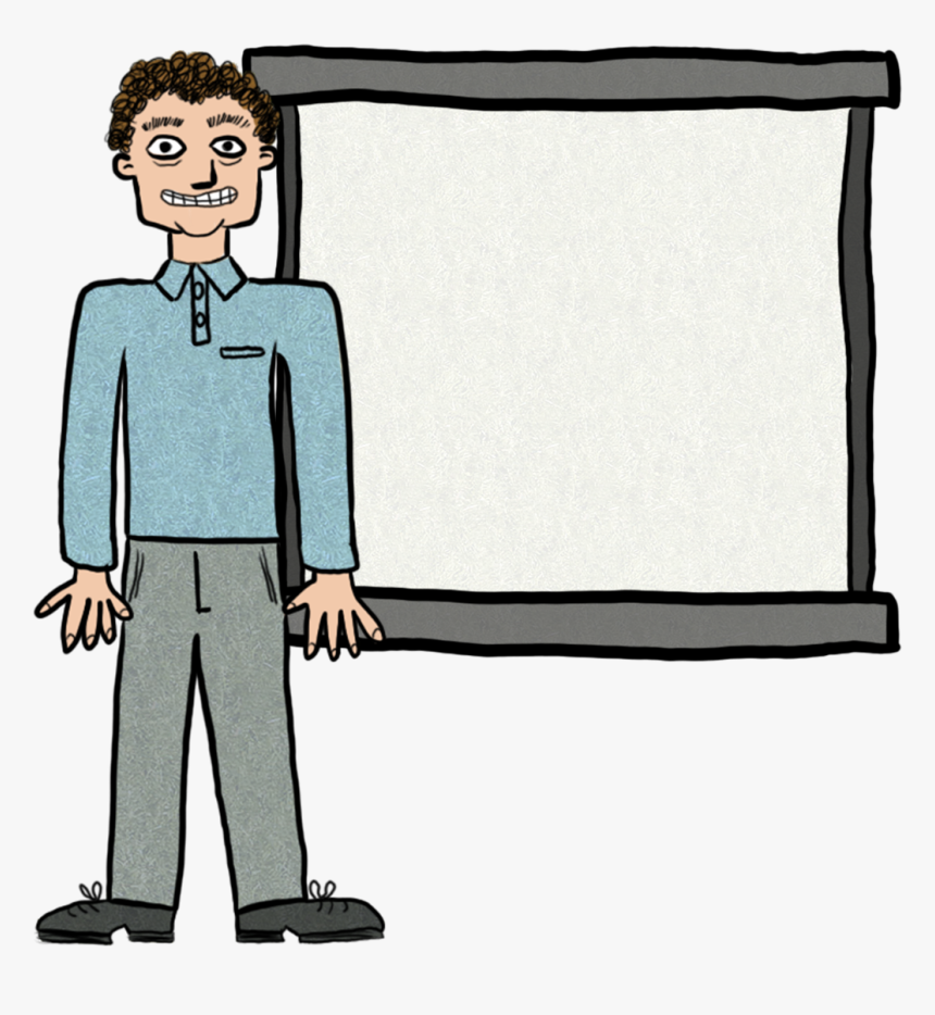 Transparent Person Presenting Png - Nervous Presentation Clipart, Png Download, Free Download