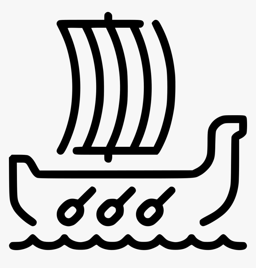 Roman Boat - Roman Ship Icon, HD Png Download, Free Download