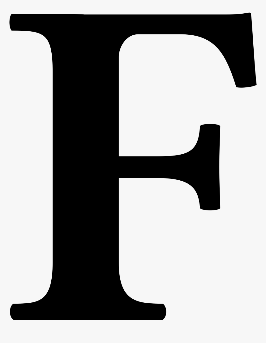 Big Letter F No Background, HD Png Download, Free Download