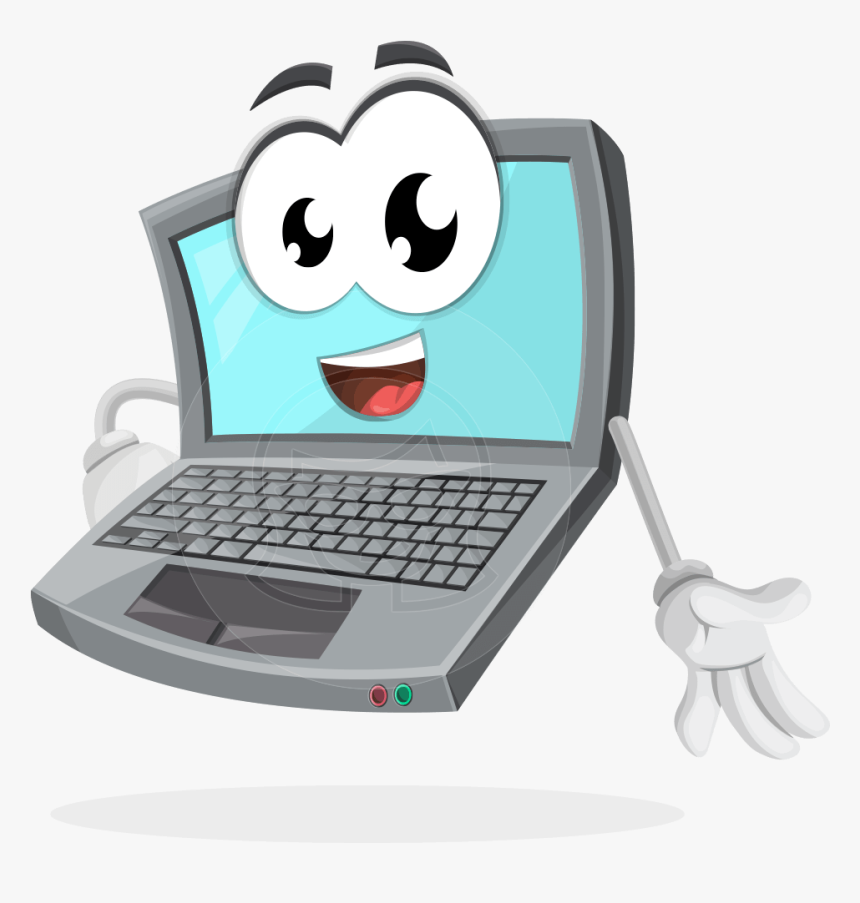 Laptop Cartoon Vector Png, Transparent Png, Free Download