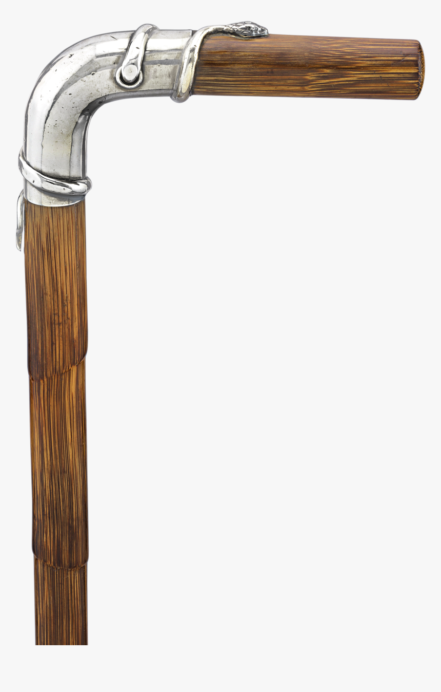 Silver Snake Bamboo Cane - Firearm, HD Png Download, Free Download