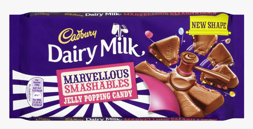 Dairy Milk Jelly Popping Candy 180g - Cadburys Jelly Popping Candy, HD Png Download, Free Download