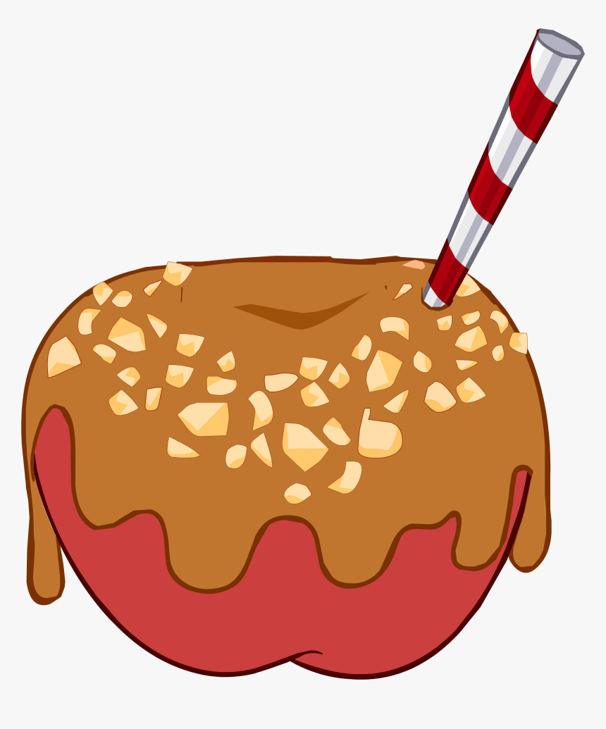 Caramel Apple Costume Icon - Cartoon Caramel Apples, HD Png Download, Free Download