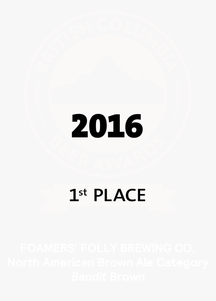 Bc Beer Awards 2016, 1st Place In The North American - Bcsara, HD Png Download, Free Download
