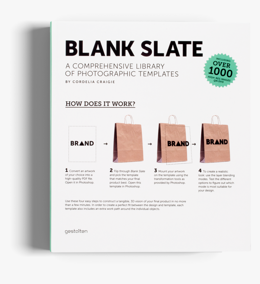 Blank Slate Gestalten Book Templates Logo Branding"
 - Cosmetics, HD Png Download, Free Download