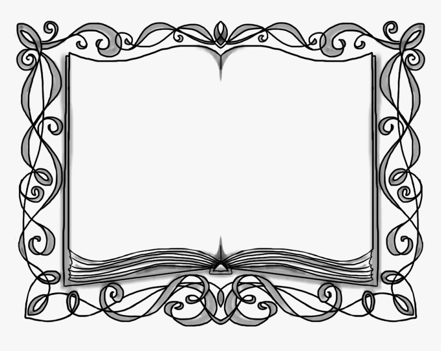 Bookplate Template Clipart Bookplate Clip Art - Fairy Tale Border Template, HD Png Download, Free Download