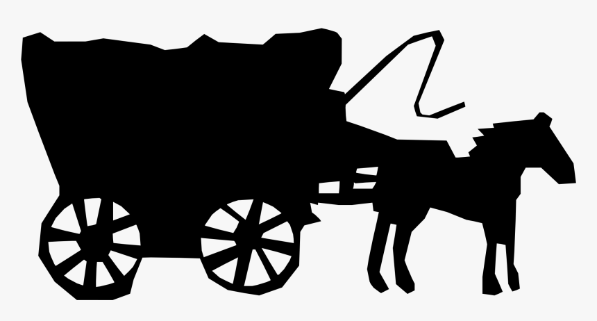 Cinderella Clipart Stagecoach - Horse With Wagon Png, Transparent Png, Free Download