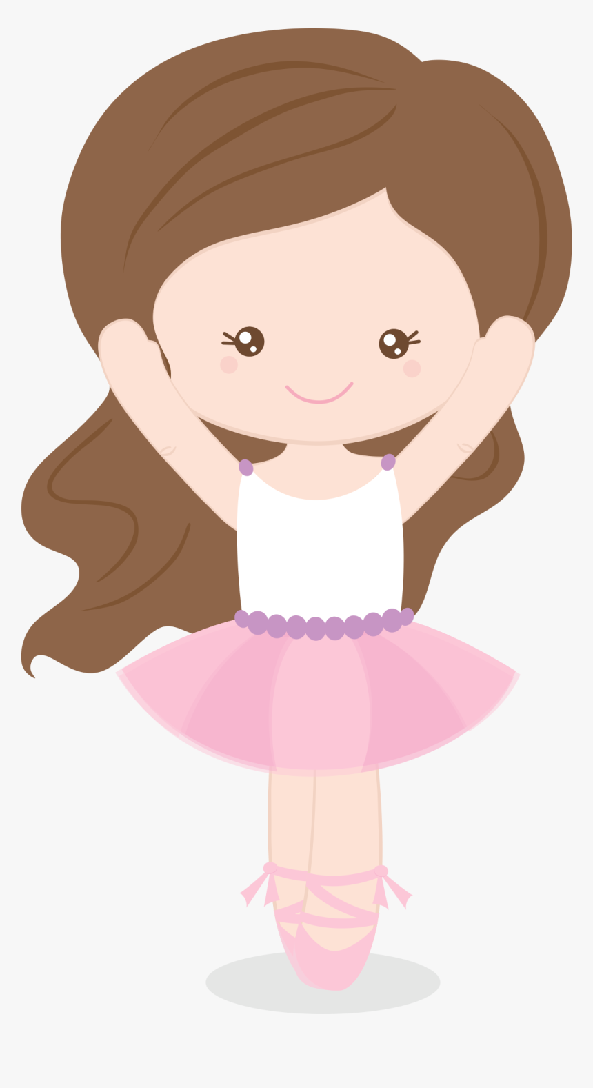 Transparent Tutu Clipart - Cute Ballerina Clipart, HD Png Download, Free Download