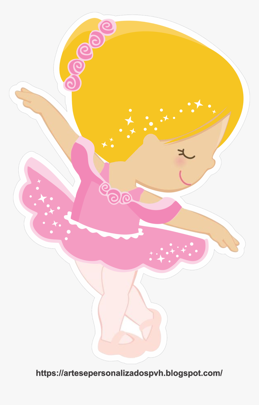 Bailarina Loira - Topo De Bolo Bailarina Loira, HD Png Download - kindpng