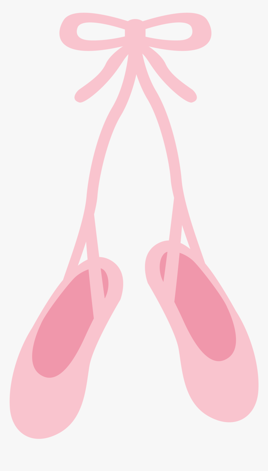 Ballerina Clipart Transparent Background - Pink Ballet Shoes Clipart, HD Png Download, Free Download