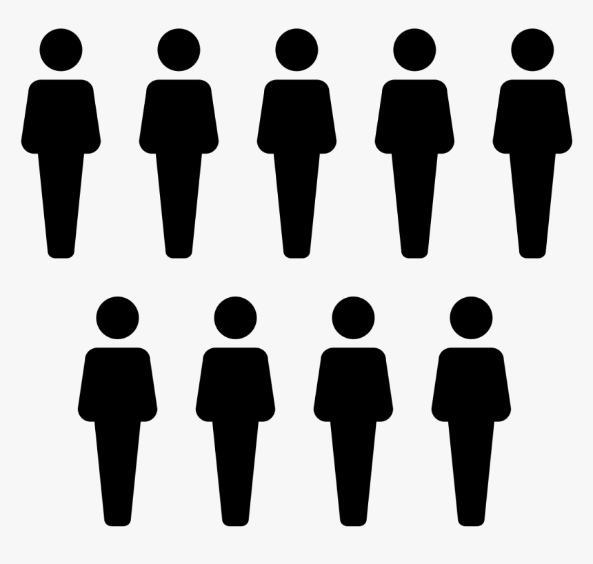 Population Icon White Png Clipart , Png Download - Adjective Of Number Examples, Transparent Png, Free Download