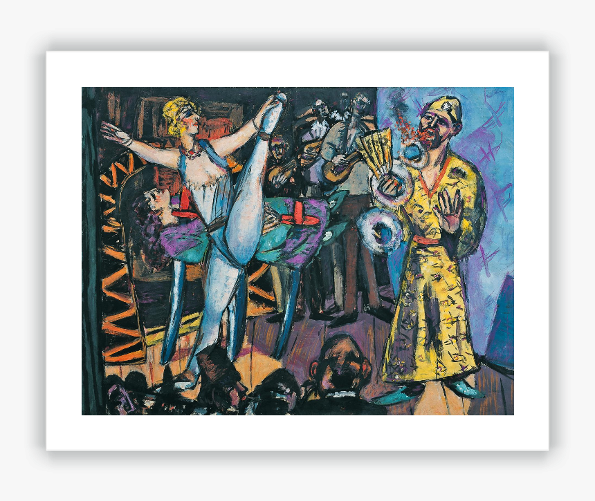 Gran Varieté Con Mago Y Bailarina"
title="gran Varieté - Max Beckmann Art, HD Png Download, Free Download