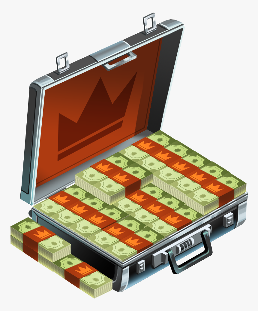 Gold Vip Stack Burst Cash Vip Stack - Briefcase, HD Png Download, Free Download