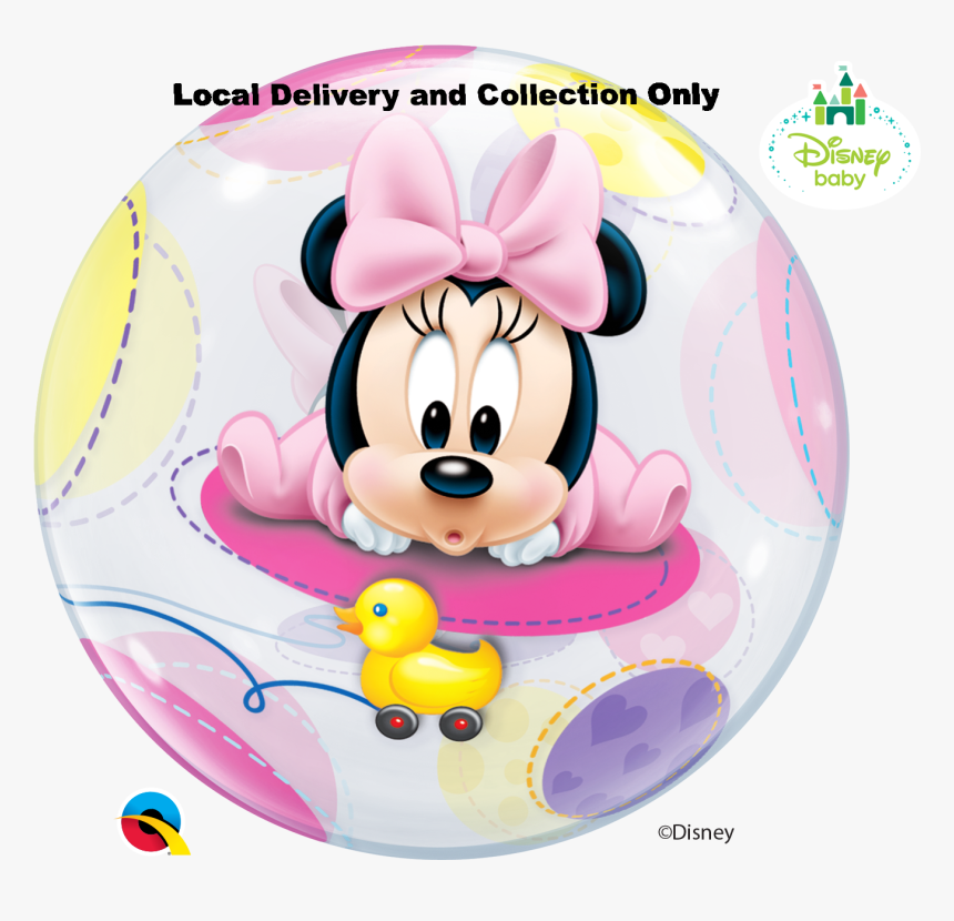 Baby Minnie Bubble Balloon Clipart , Png Download - Baby Minnie Mouse Bubble Transparent, Png Download, Free Download