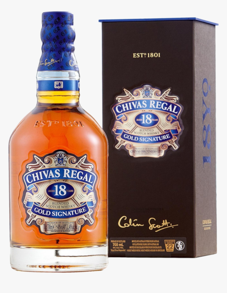 Chivas Regal 18 Year Old Scotch Whisky 700ml - Chivas Regal 18 Years, HD Png Download, Free Download