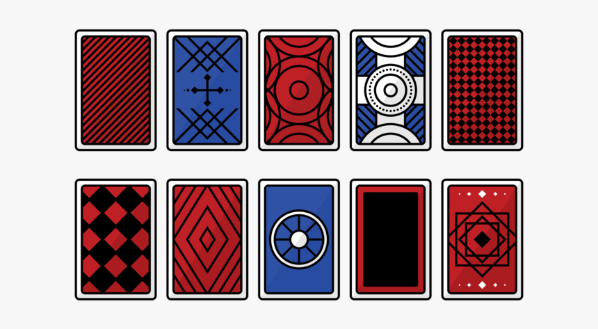 Playing Card Back Vectors - Buff Knitted & Polar Neckwarmer, HD Png Download, Free Download