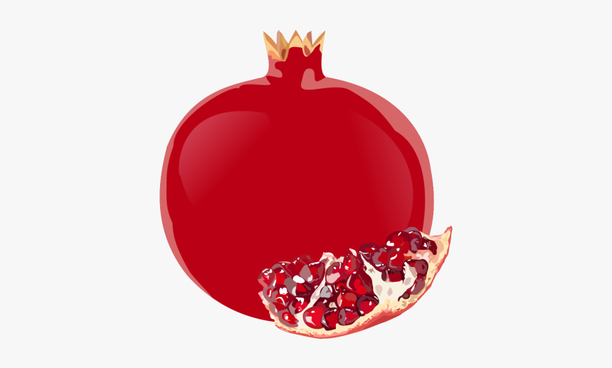 Pomegranate Clipart Red Fruit - Clip Art, HD Png Download, Free Download