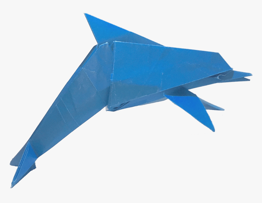 Origami Dolphin Png, Transparent Png, Free Download