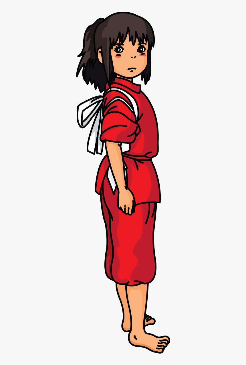 How To Draw Chihiro From Spirited Away - Chihiro Spirited Away Characters, HD Png Download, Free Download